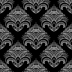 Abstract floral seamless pattern background