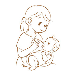 ママと赤ちゃん