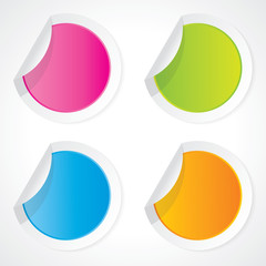 Vector color circle infographics