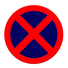 Fototapeta premium Not Allowed Sign