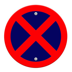 Fototapeta premium Not Allowed Sign