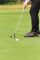 Fototapeta na wymiar Playing golf