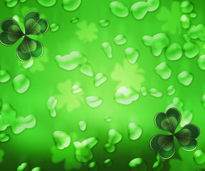 St Patrick's Day Green Background