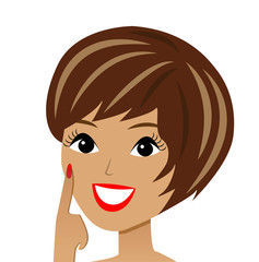 portrait beautiful  young woman