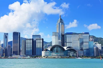 Foto op Plexiglas Hong Kong city © leungchopan