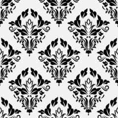 seamless wallpaper.damask pattern.floral background