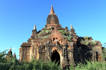 Fototapeta na wymiar Buddyjskich świątyń w Bagan, Myanmar