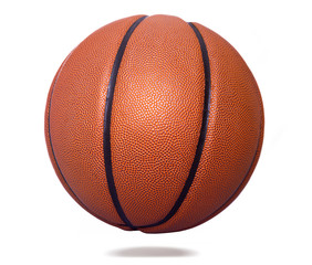 Orange basket ball, isolated on white background