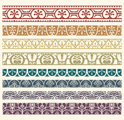 Retro lines set