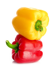 Red and yellow sweet pepper