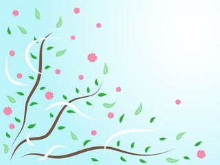 Abstract floral background