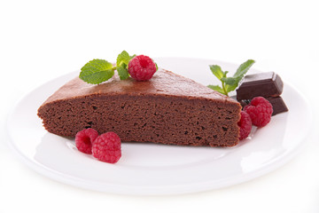 chocolate cake.