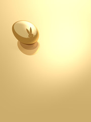 Gold easter egg.