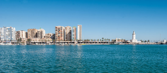 Naklejka premium Malaga Cityscape