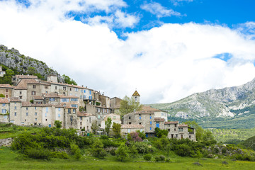 Obraz premium Trigance, Var Department, Provence, France