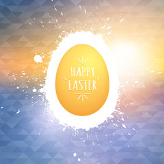 Happy Easter vector background