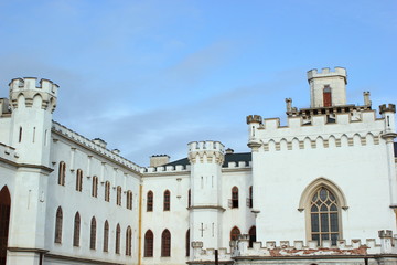 Fototapeta na wymiar Zamek Karlburg w Rusovce w Bratysławie