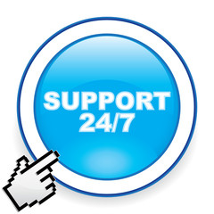 SUPPORT 24 7 ICON