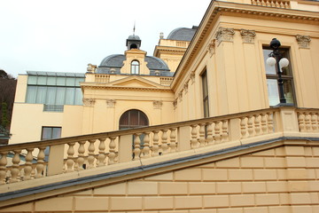 Ansicht von Kurhaus und Kasino in Baden bei Wien