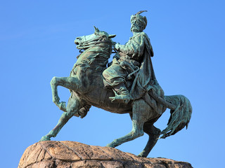 Monument of Bohdan Khmelnytsky in Kiev, Ukraine