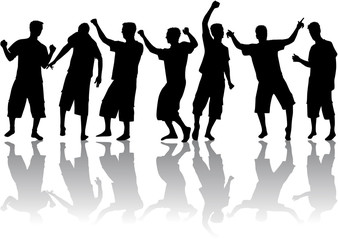 Men Activity, vector work