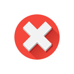 Obraz premium Vector Close Icon