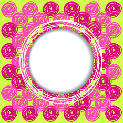 Spring paper background with space for inscriptions.