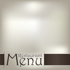 Restaurant menu