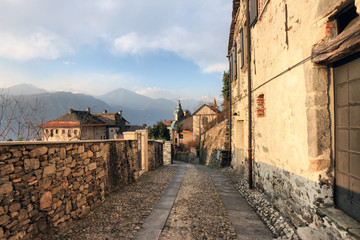 Orta street, Italy
