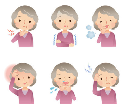 高齢女性／体調不良　セット