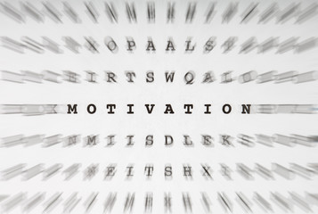 Crossword letters, focus on word motivation