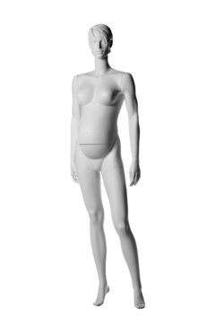 mannequin female isolated