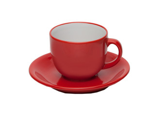 red cup isolated