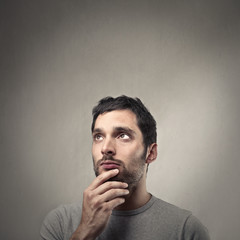 thinking man