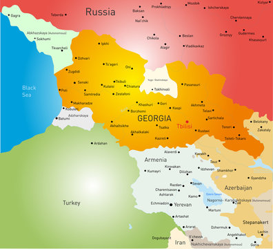 georgia map