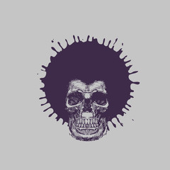 Skull. Vector format