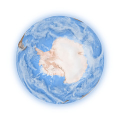 Antarctica on planet Earth