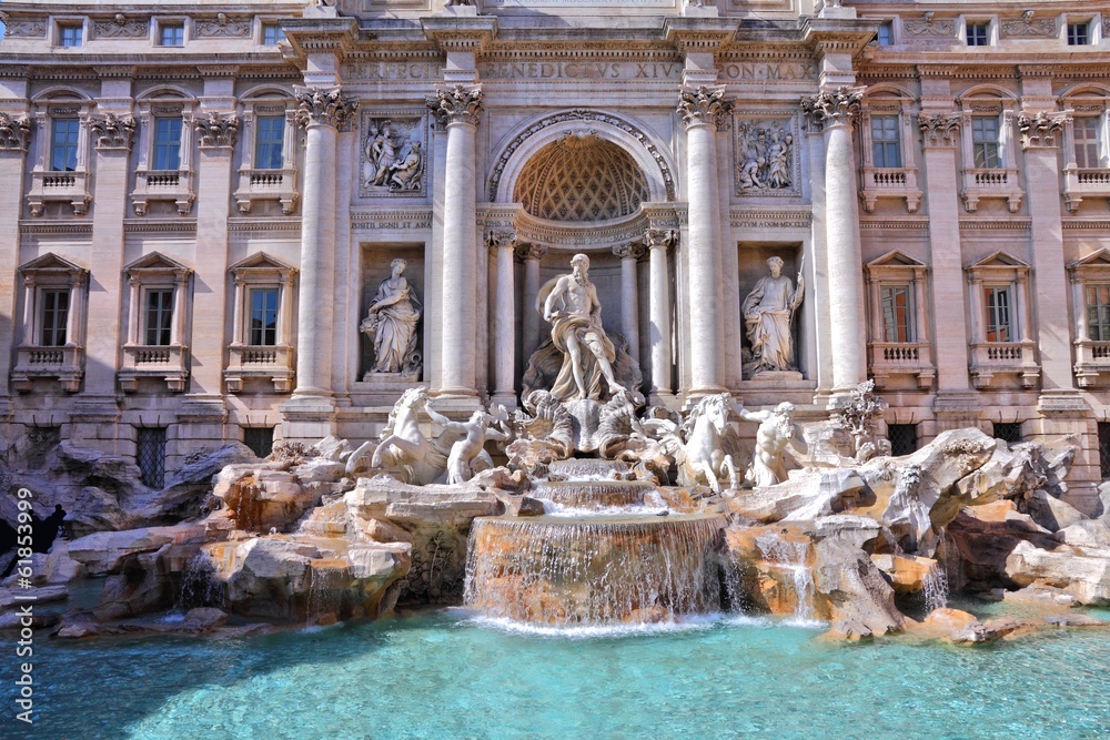 Canvas Prints Rome, Italy - Trevi Fountain