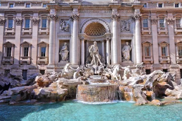 Fototapete Rome Rom, Italien - Trevi-Brunnen