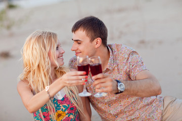 couple with vine outdoors