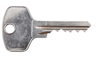one steel door key for wafer tumbler lock