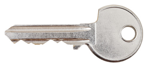 steel door key for cylinder lock