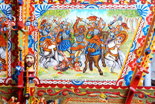Old sicilian cart