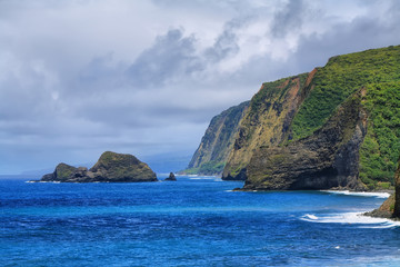 Waipio Valley view in Big island, Hawaii