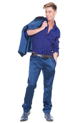 Naklejka premium Relaxed man