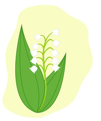 Spring fresh flower vector