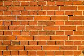 Worn red brickwall background