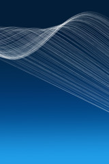 Flame wave sine curve