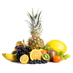 Assortment of exotic fruits