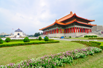 National Theater Hall of Taiwan by the main gate on the right at